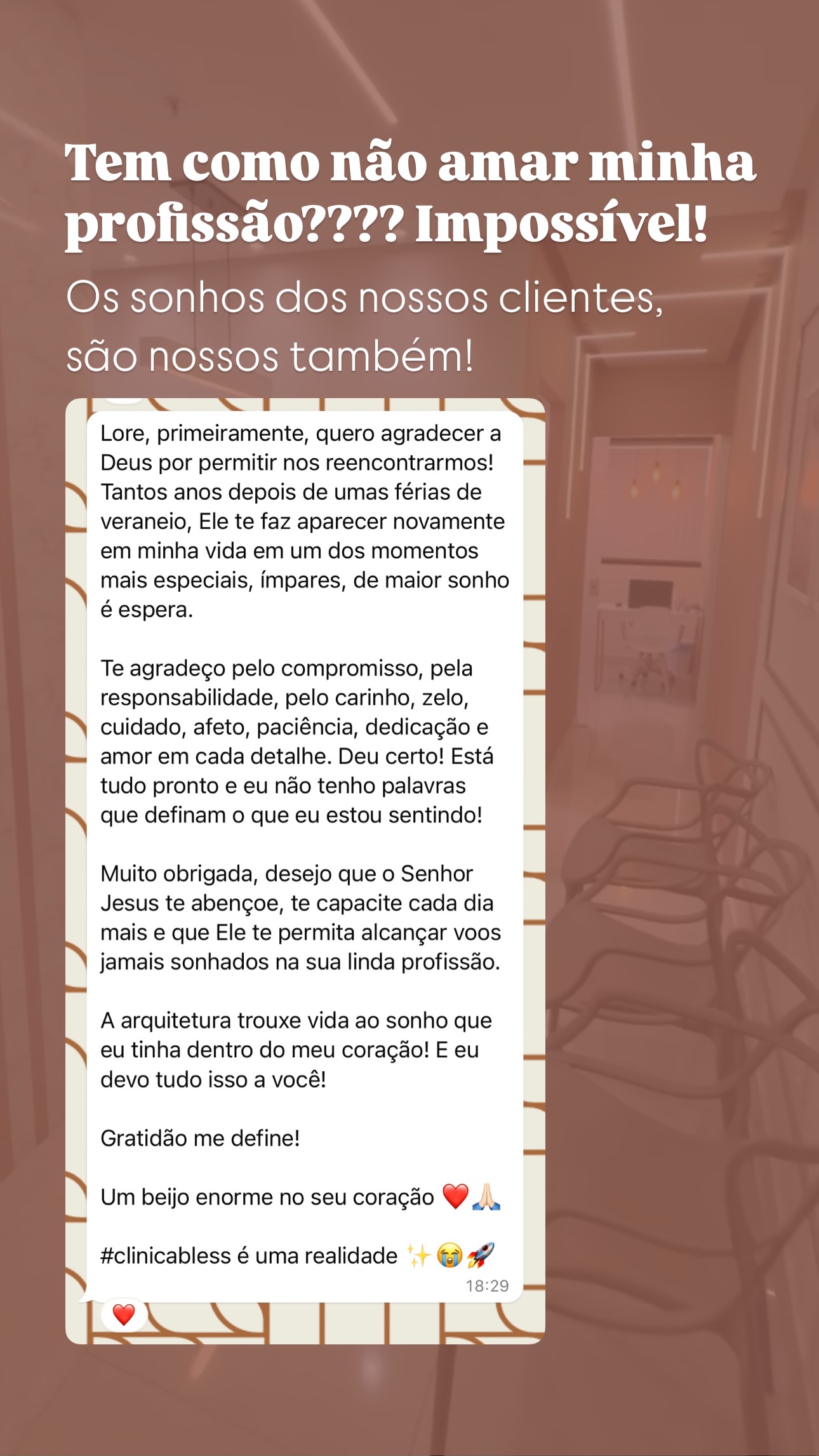 Depoimento de cliente