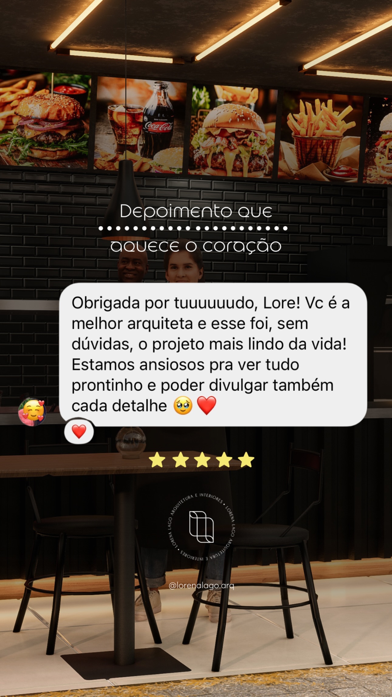 Depoimento de cliente
